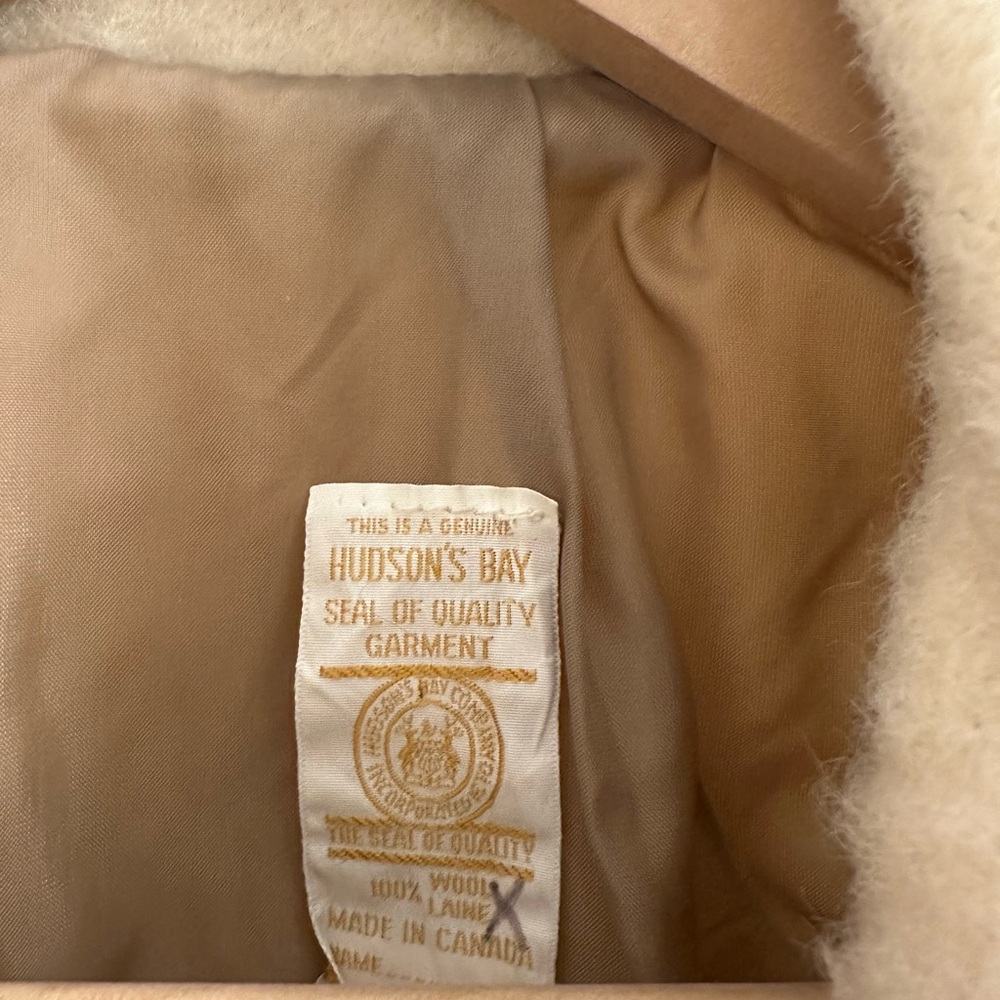Hudson's Bay Point Blanket Coat - See Label Detail - FITS LIKE XS - Picture 2 of 5